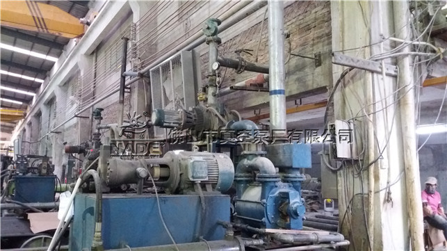 2BE1水環式真空泵人造石行業應用現場